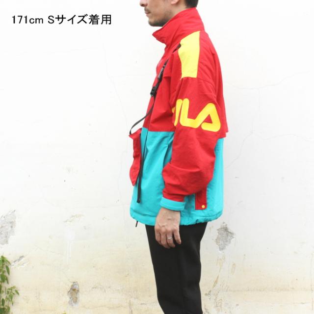 フィラ FILA アウター ハーフジップジャケット レッド FM9673-11